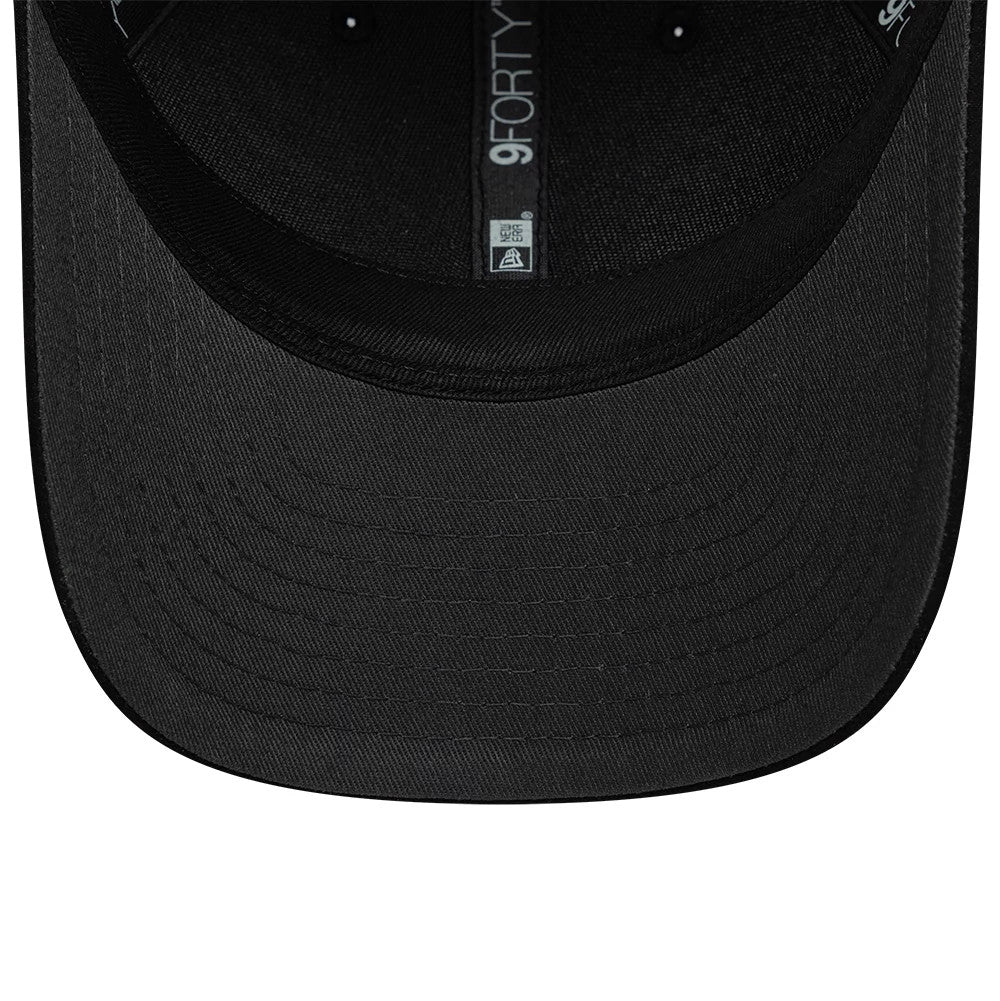 Pictured is this Aston Villa FC Faux Suede 9FORTY M-Crown cap in black. 5