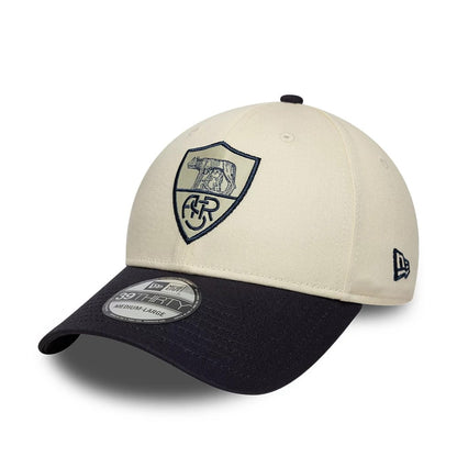 Pictured is this AS Roma 39THIRTY Stretch Fit cap in cream. 1
