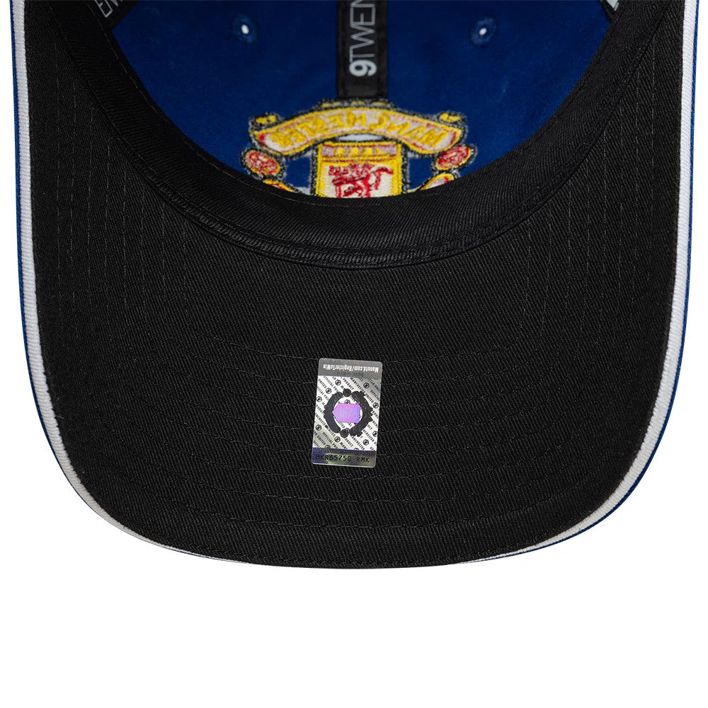 Pictured is this Manchester United FC 96 9TWENTY cap in blue. 2
