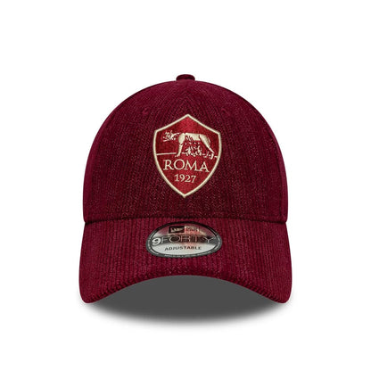 Pictured is this AS Roma Fleck Cord 9FORTY cap in dark red. 2