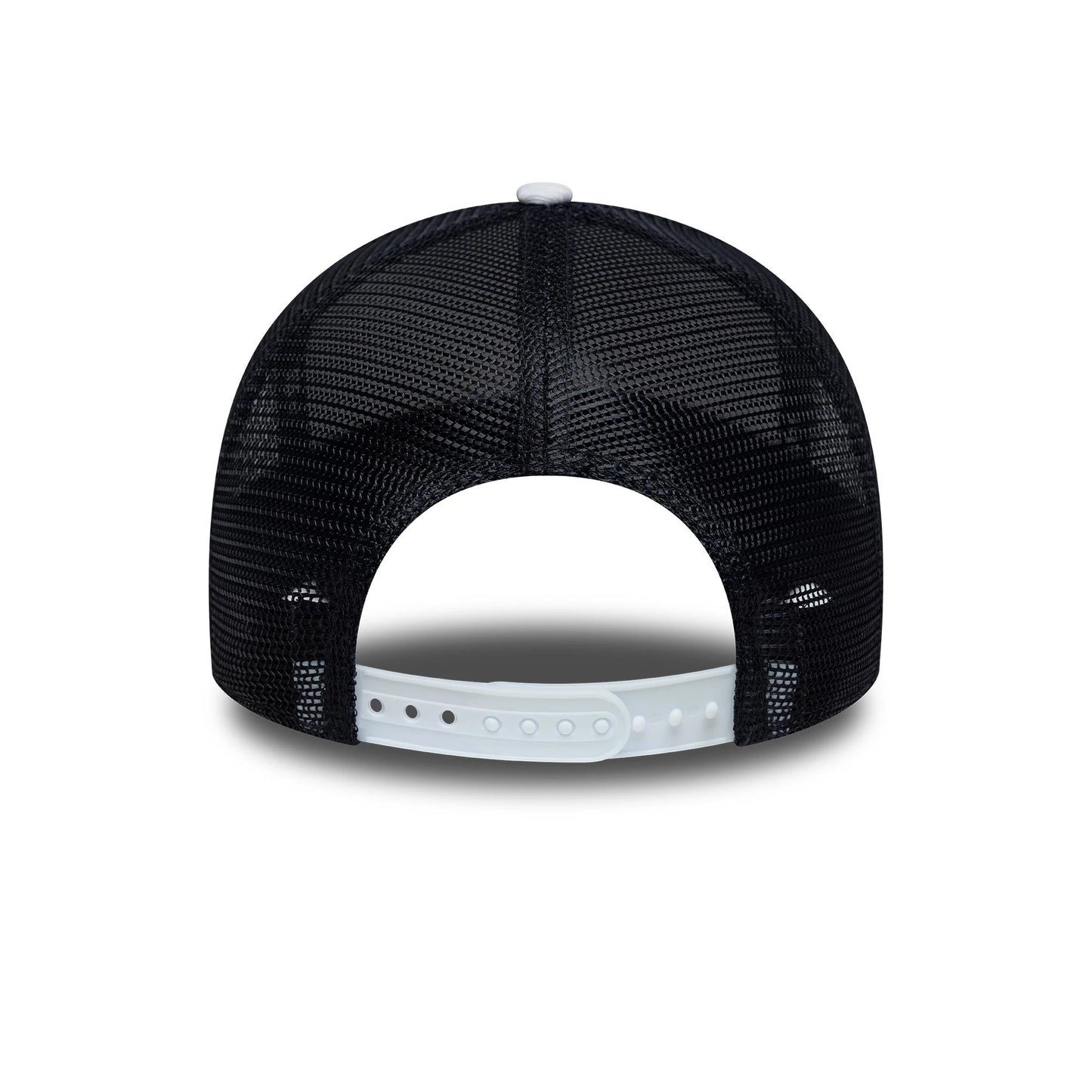 Pictured is this Tottenham Hotspur FC Pattern Knit 9FORTY E-Frame Trucker cap in white. 5