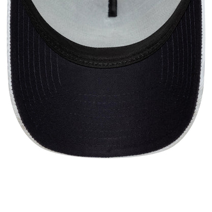 Pictured is this Tottenham Hotspur FC Pattern Knit 9FORTY E-Frame Trucker cap in white. 2