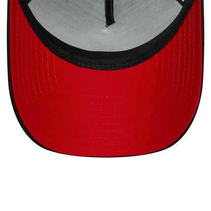 Pictured is this Liverpool FC Gradient 9FORTY A-Frame Trucker cap in black. 2