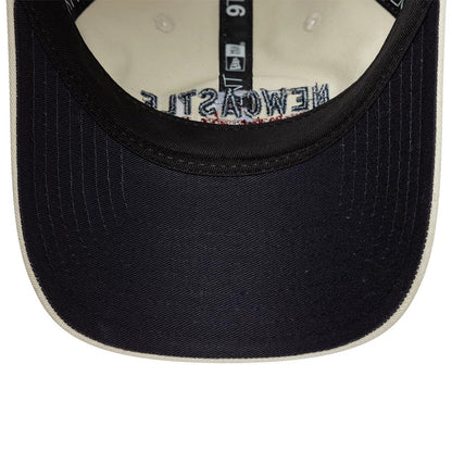 Pictured is this Newcastle United FC Howay The Lads 9TWENTY cap in cream. 2