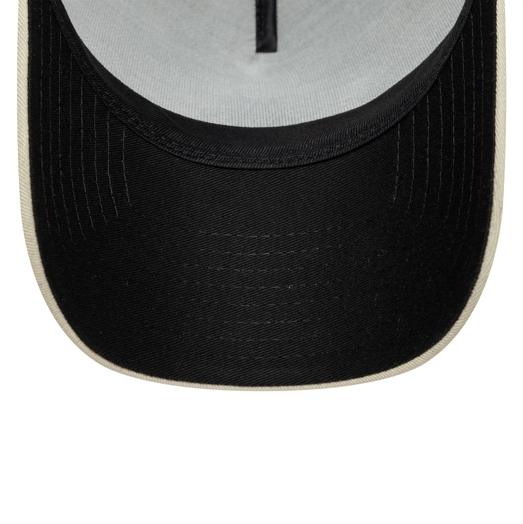 Pictured is this Aston Villa FC 9FORTY E-Frame Trucker cap in cream. 2