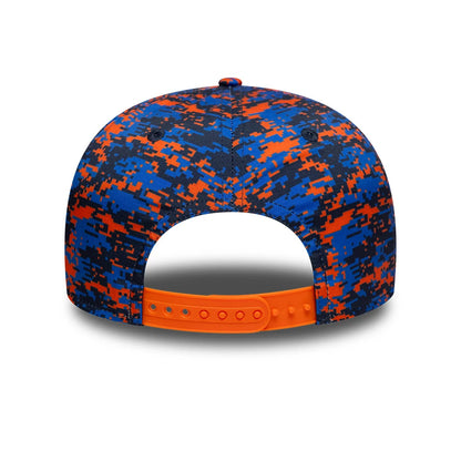 Pictured is this Red Bull Racing Digi Camo 9SEVENTY Stretch Snap cap in dark blue. 5
