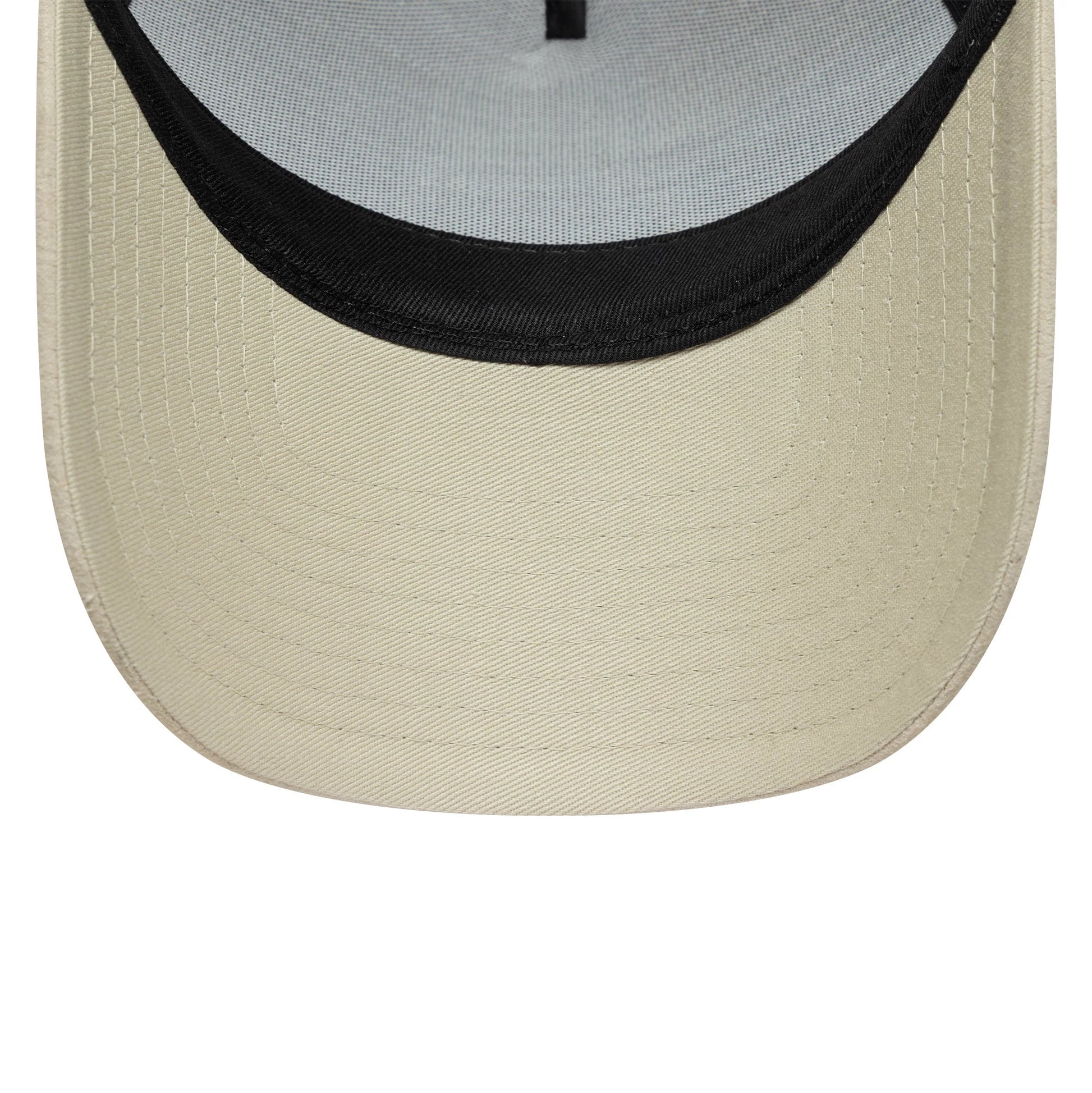 Pictured is this FC Porto Faux Suede 9FORTY A-Frame Trucker cap in cream. 5