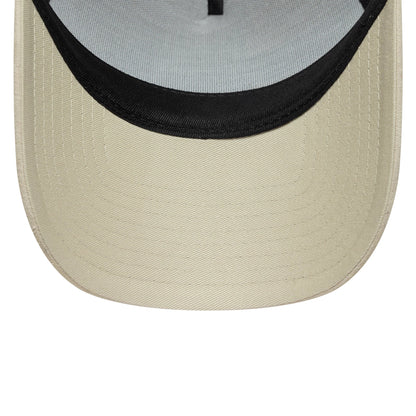 Pictured is this FC Porto Faux Suede 9FORTY A-Frame Trucker cap in cream. 5