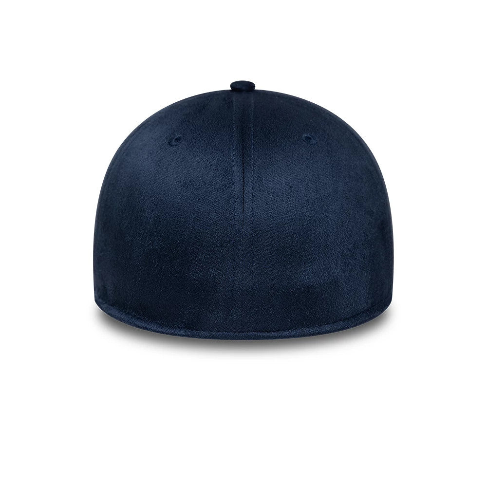 Pictured is this FC Porto Faux Suede 39THIRTY Stretch Fit cap in navy. 4