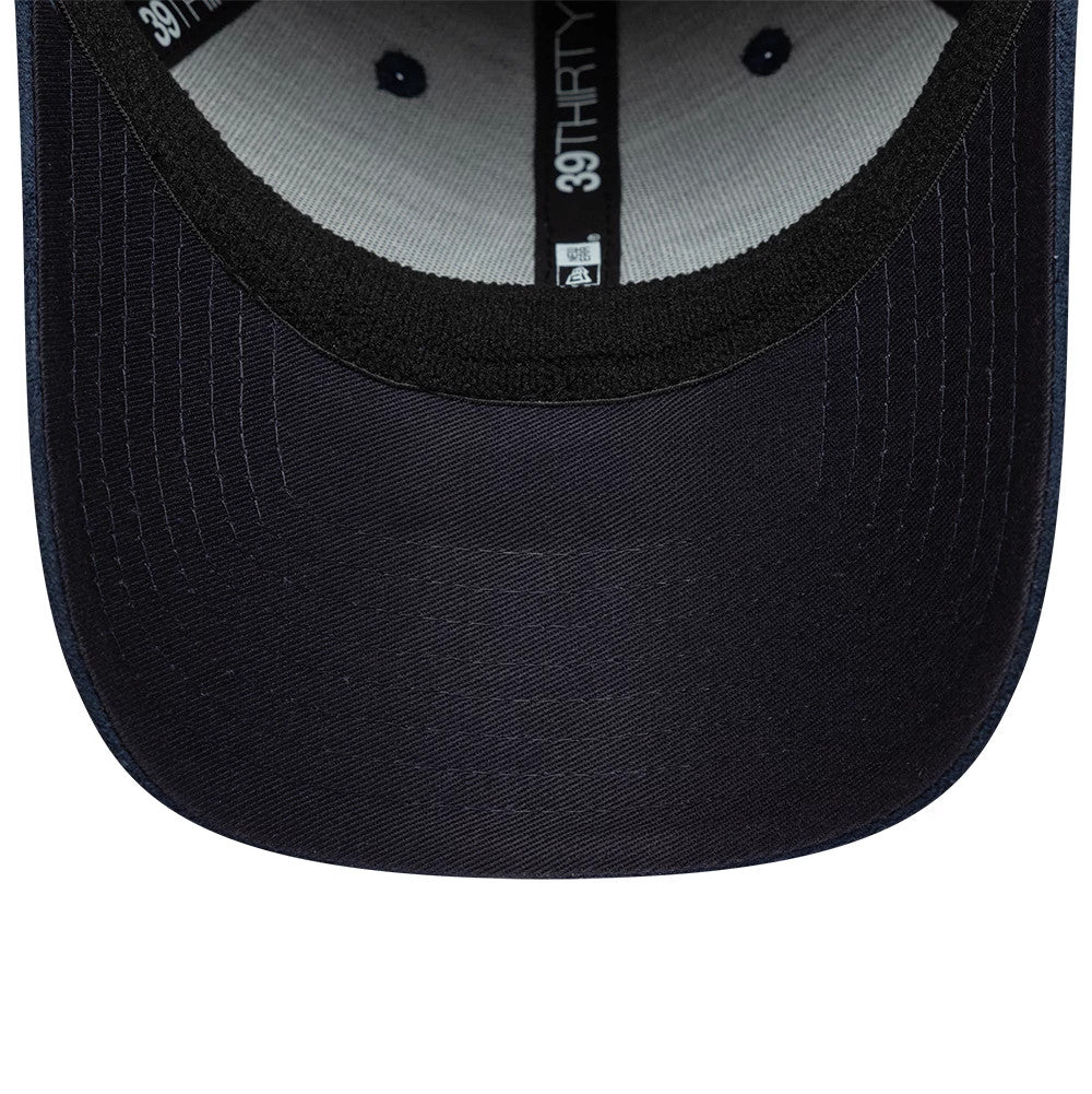 Pictured is this FC Porto Faux Suede 39THIRTY Stretch Fit cap in navy. 5