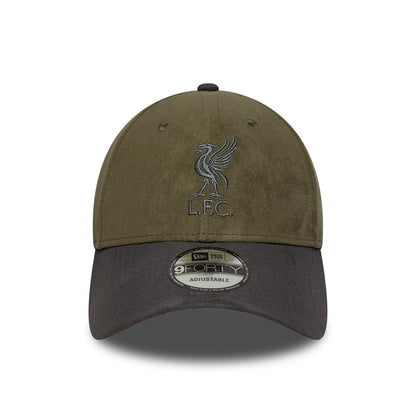 Pictured is this Liverpool FC Suede 9FORTY cap in green. 2