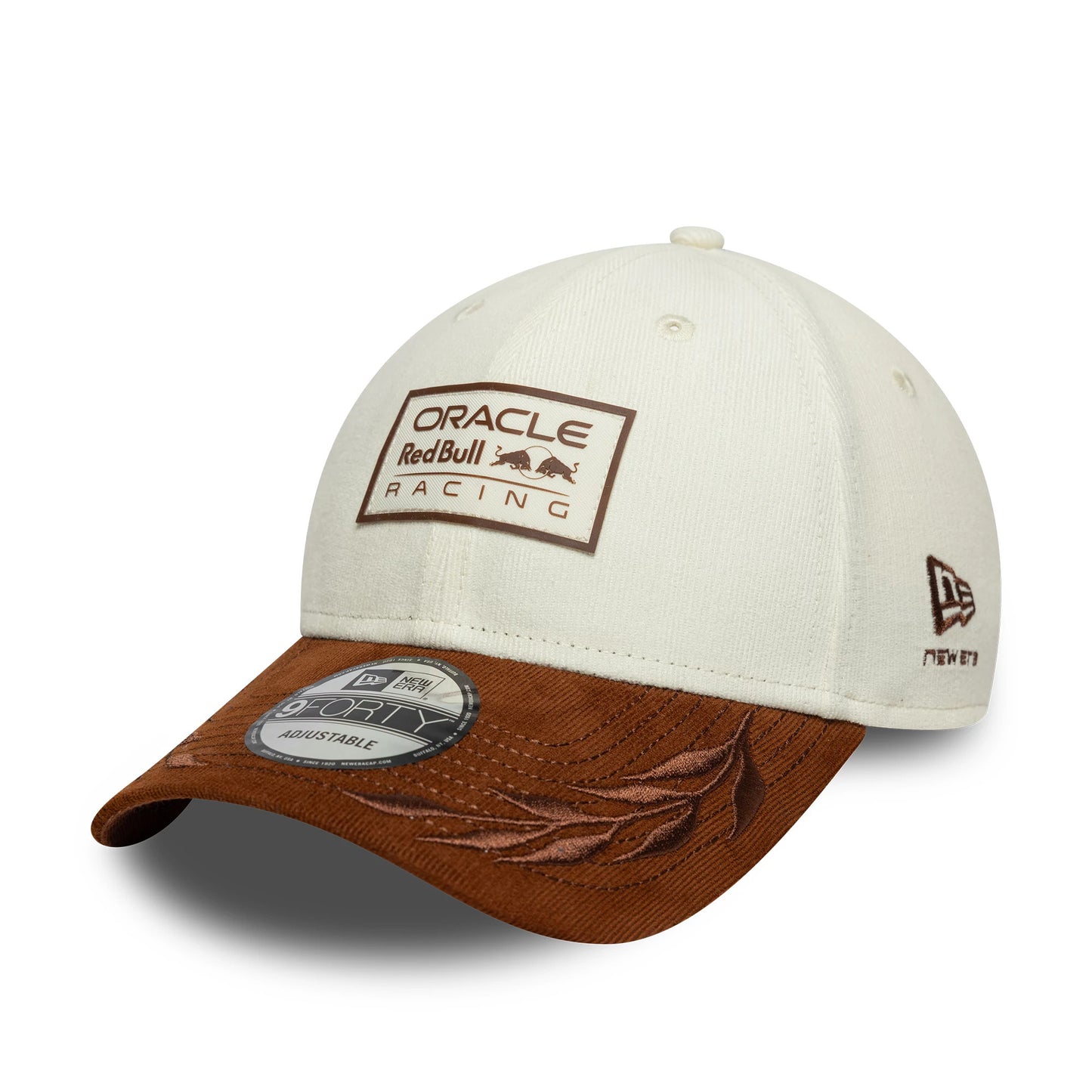 Pictured is this Red Bull Racing Cord Contrast 9FORTY cap in white. 1