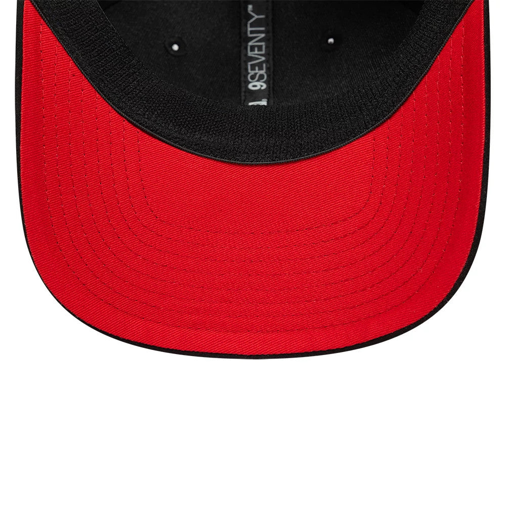 Pictured is this TGR Haas F1 Team Suede 9SEVENTY Stretch Snap cap in black. 2