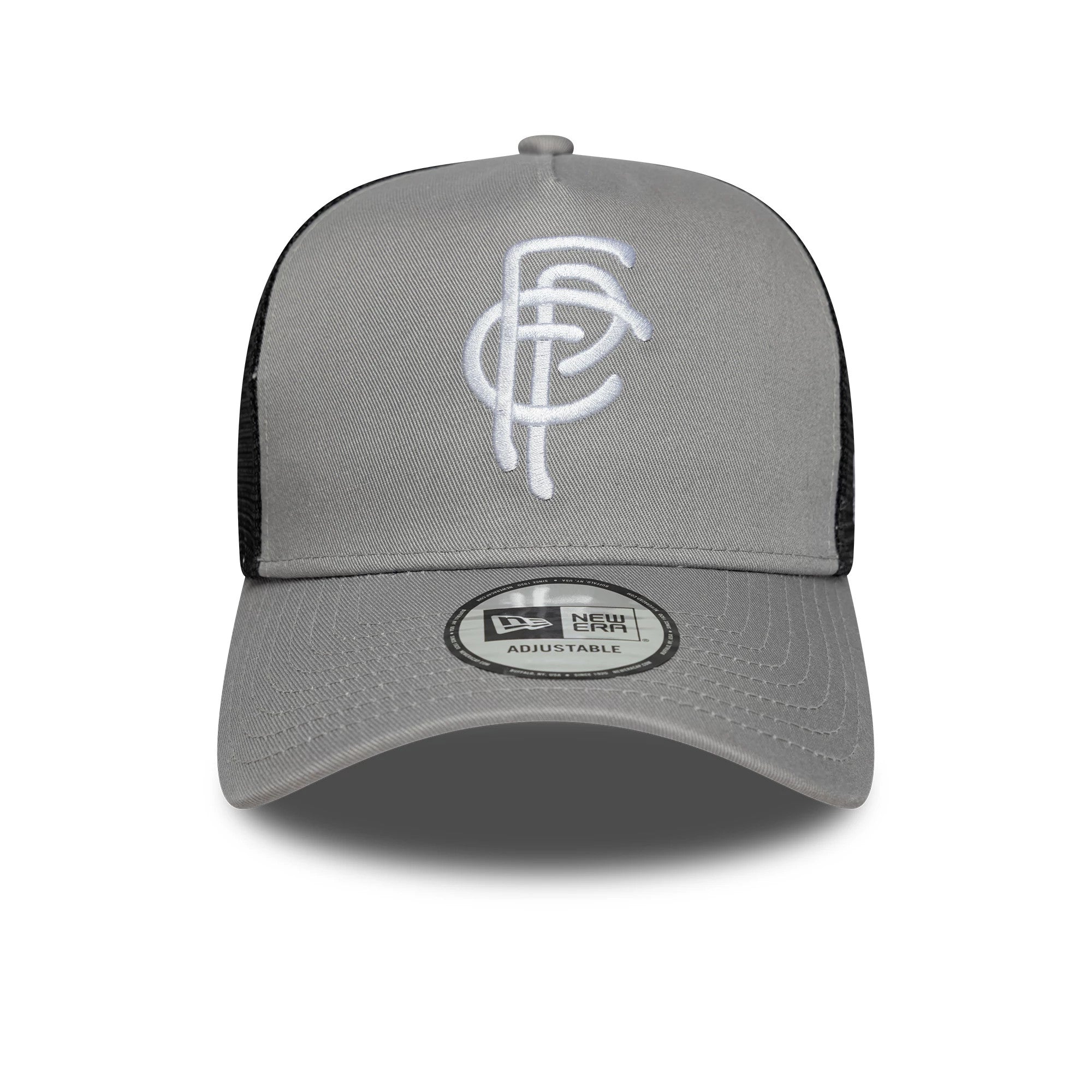 Pictured is this FC Porto 9FORTY A-Frame Trucker cap in grey. 2