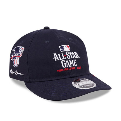 Pictured is this MLB X Ralph Lauren MLB All Star Game Logo Retro Crown 9FIFTY cap in navy. 3