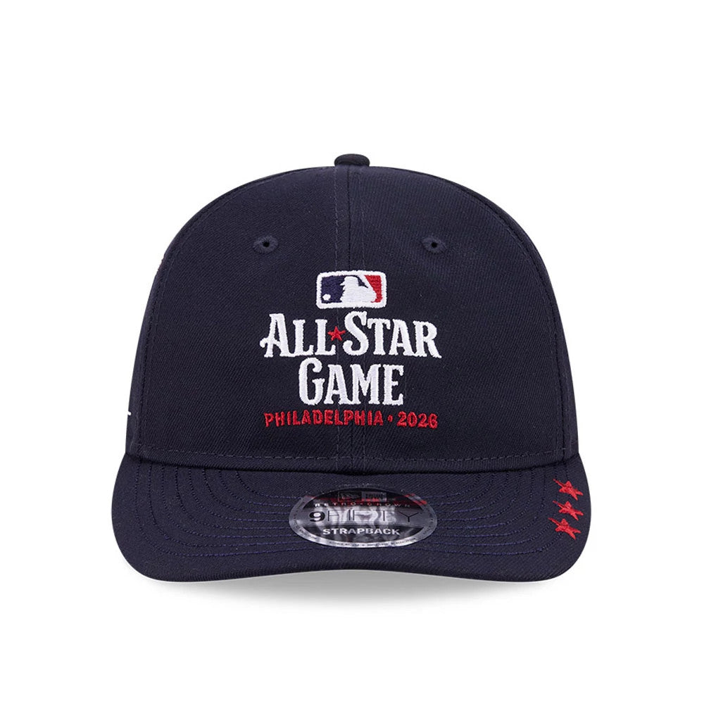 Pictured is this MLB X Ralph Lauren MLB All Star Game Logo Retro Crown 9FIFTY cap in navy. 2