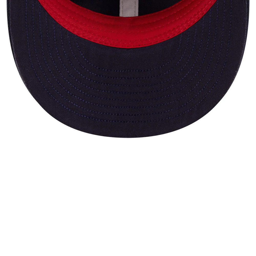 Pictured is this MLB X Ralph Lauren MLB All Star Game Logo Retro Crown 9FIFTY cap in navy. 7