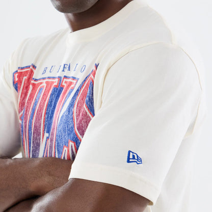 The model is wearing this NFL Sport Classic Buffalo Bills T-Shirt in Cream. 5