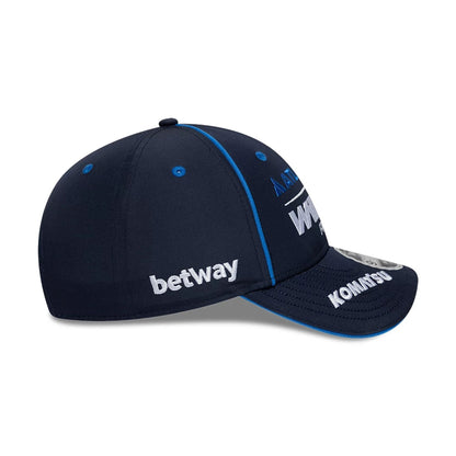Pictured is this Atlassian Williams F1 Team Alex Albon 9FORTY M-Crown Adjustable cap in navy. 5