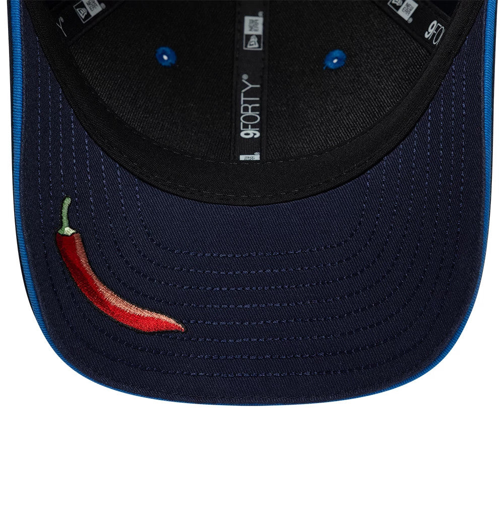 Pictured is this Atlassian Williams F1 Team Carlos Sainz 9FORTY M-Crown Adjustable cap in navy. 2
