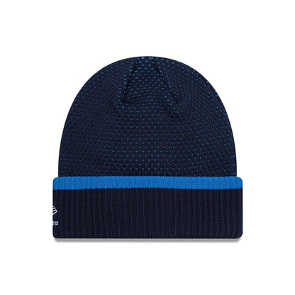 Pictured is this Atlassian Williams F1 Team Team Cuff Knit Beanie hat in navy. 2
