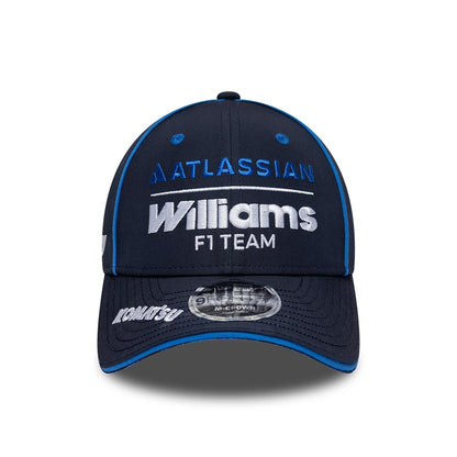 Pictured is this Atlassian Williams F1 Team Team 9FORTY M-Crown Adjustable cap in navy. 3