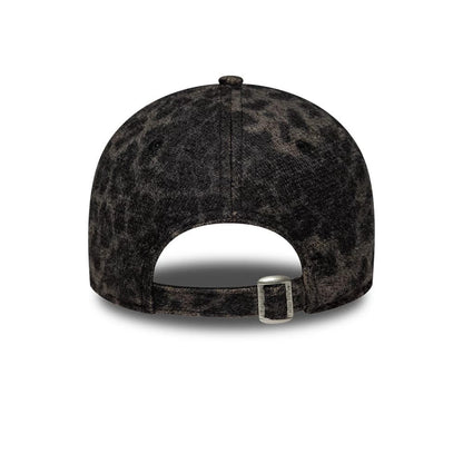 Pictured is this Womens MLB Cosy Leopard LA Dodgers 9FORTY cap in black. 4