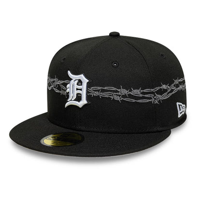 Pictured is this MLB Icon Detroit Tigers 59FIFTY Fitted cap in black. 1