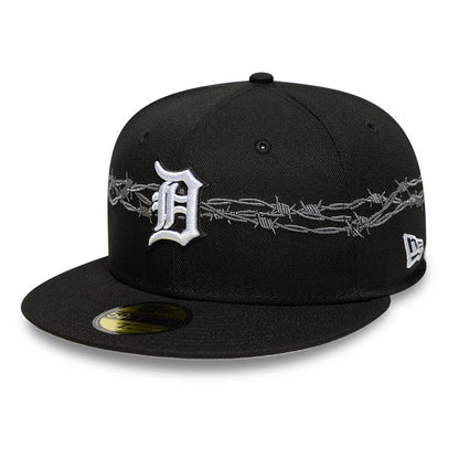 Pictured is this MLB Icon Detroit Tigers 59FIFTY Fitted cap in black. 1
