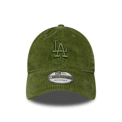 Pictured is this MLB Cord LA Dodgers 9TWENTY cap in green. 2