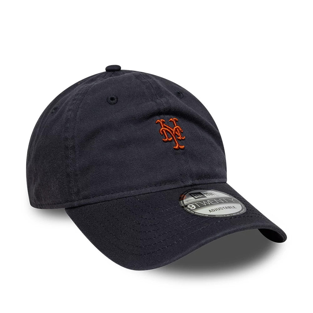 Pictured is this MLB Mini Logo New York Mets 9TWENTY cap in navy. 3