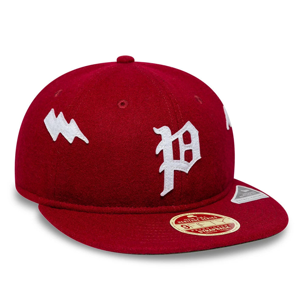 Pictured is this MLB Heritage Philadelphia Phillies Retro Crown 9FIFTY cap in dark red. 4
