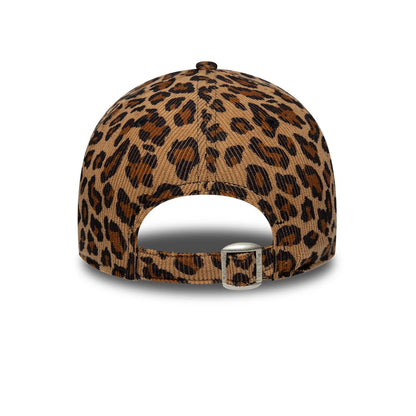 Pictured is this Youth MLB Leopard Cord New York Yankees 9FORTY cap in brown. 4