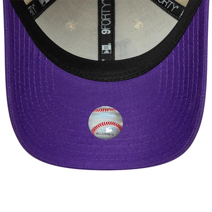 Pictured is this Youth MLB League Essential LA Dodgers 9FORTY cap in cream. 5