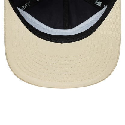 Pictured is this New Era Washed Graphic 19TWENTY cap in navy & cream. 5