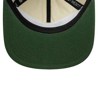 Pictured is this New Era Washed Graphic 19TWENTY cap in cream & green. 5