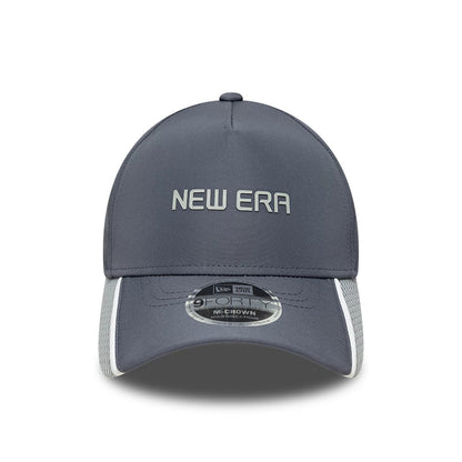 Pictured is this New Era Tech 9FORTY M-Crown A-Frame cap in grey. 2