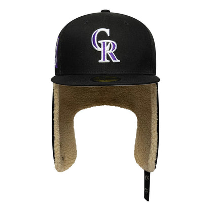 Pictured is this MLB World Series Colorado Rockies Dogear 59FIFTY Fitted cap in black. 5