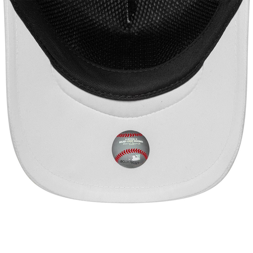 Pictured is this MLB Sporty LA Dodgers 9FORTY Apex cap in white. 5
