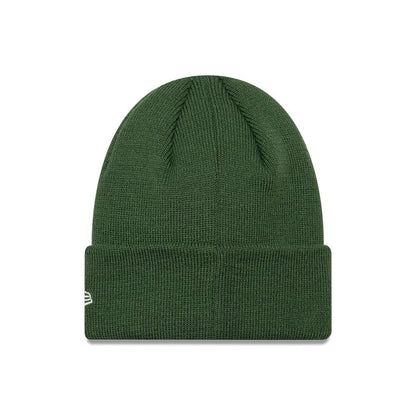 Pictured is this Child MLB Food Icon New York Yankees Cuff Knit Beanie hat in dark green. 2