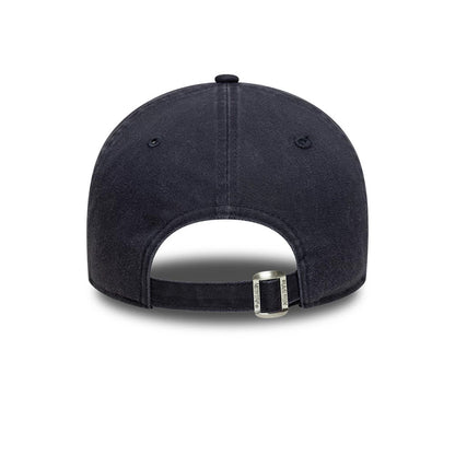 Pictured is this MLB Distressed Denim New York Yankees 9TWENTY cap in navy. 4
