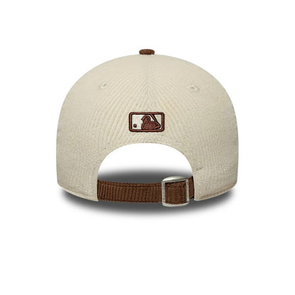 Pictured is this MLB Cord New York Yankees 9FORTY M-Crown cap in cream. 4