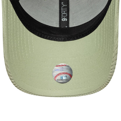 Pictured is this Womens MLB Cord LA Dodgers 9FORTY cap in pastel green. 5