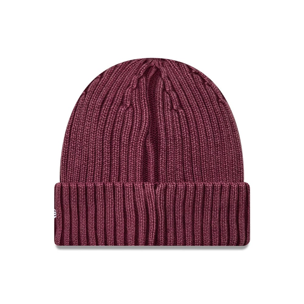 MLB Washed LA Dodgers Dark Red Cuff Knit Beanie Hat | NEC EU