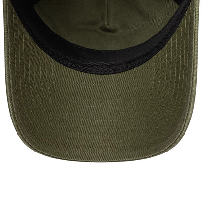Pictured is this New Era Embossed 9TWENTY A-Frame cap in green. 5