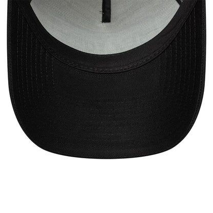 Pictured is this New Era Licence Plate 9FORTY A-Frame Trucker cap in black. 5
