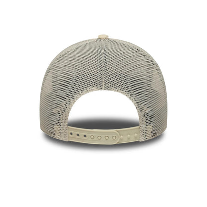 Pictured is this MLB Cord LA Dodgers 9FORTY A-Frame Trucker cap in cream. 4