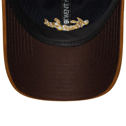 Pictured is this New Era Cord Mix 9TWENTY cap in navy & brown. 5
