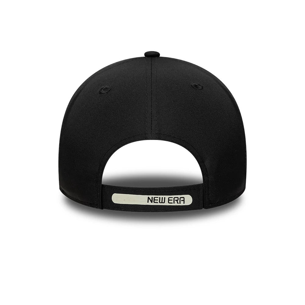 Pictured is this New Era Tech 9FORTY M-Crown A-Frame cap in black. 4