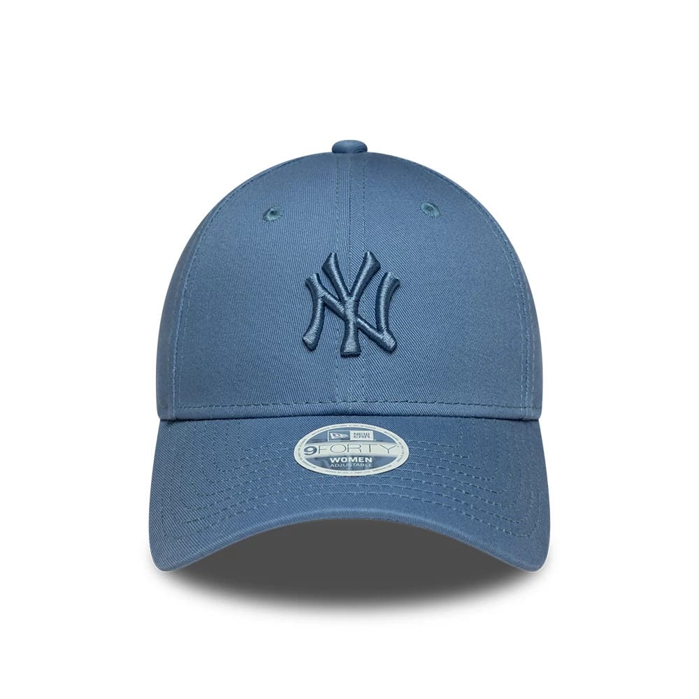 Pictured is this Womens MLB League Essential New York Yankees 9FORTY cap in blue. 2